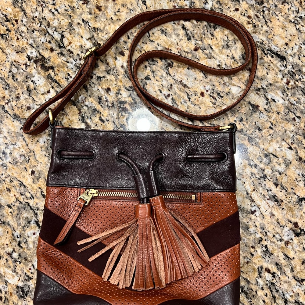 Fossil Leather Crossbody